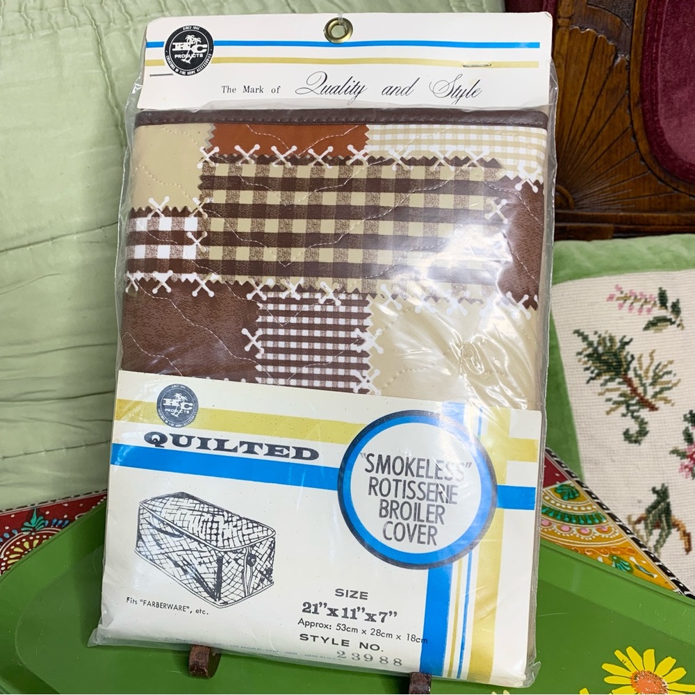 70s Appliance Cover NOS